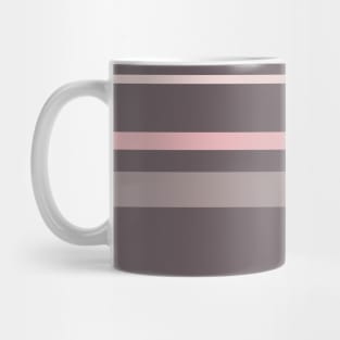 A fabulous compound of Wenge, Spanish Gray, Pale Pink and Pale Chestnut stripes. Mug